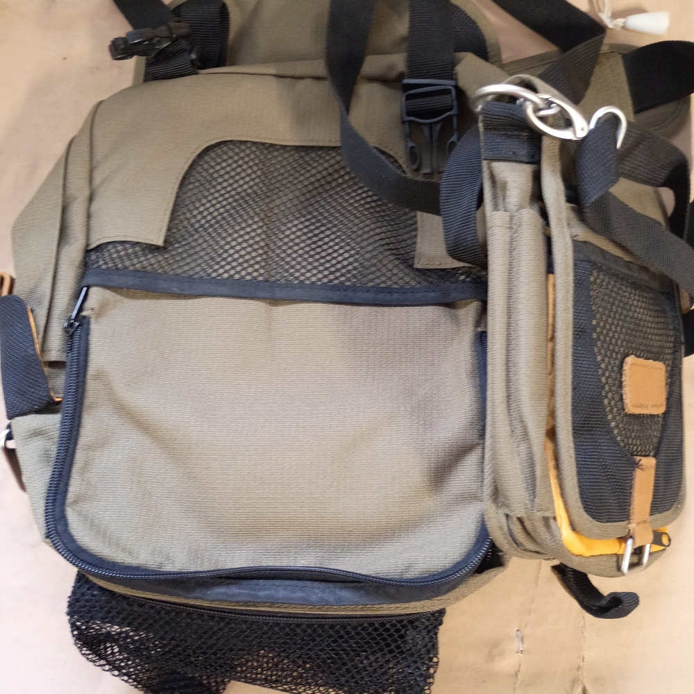 Stylish Tan and Black Men's Bag